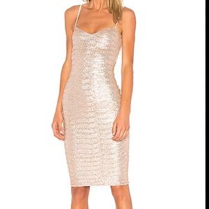 Nookie AU Champagne Vegas Midi NWT Size Small